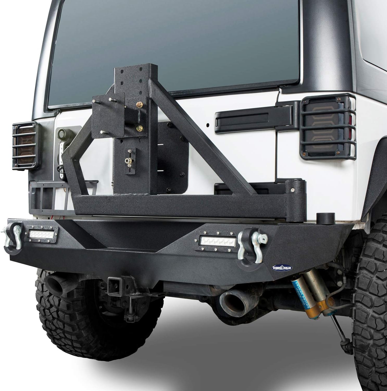 Steel Front and Rear Bumper with Tire Carrier O400