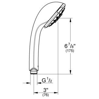 Brushed Nickel Hand Shower S760