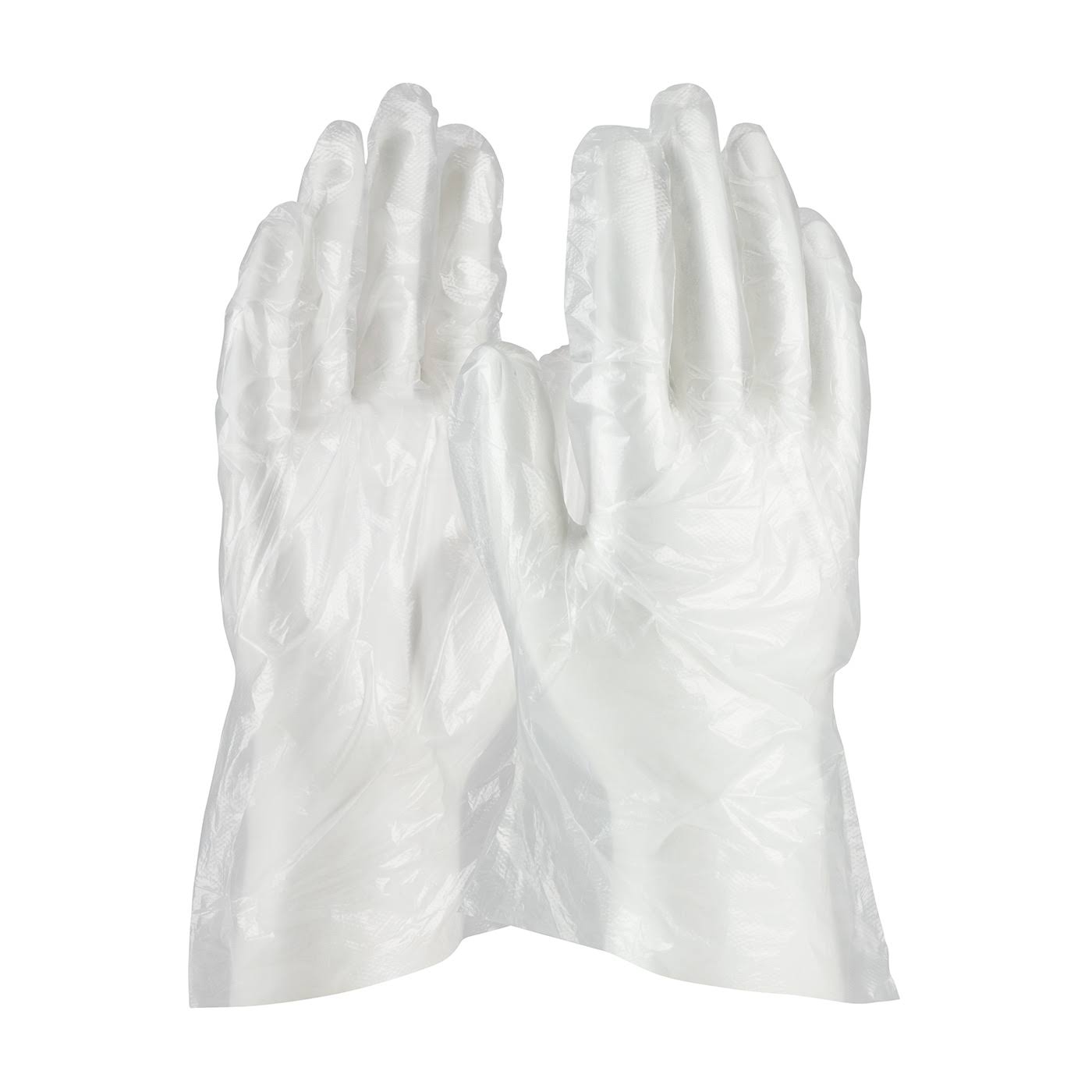 Clear Disposable Polyethylene Glove, Size Small A161895