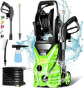 Green 1500W Electric Pressure Washer with 5 Nozzles P159