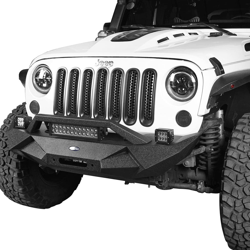 Steel Front and Rear Bumper with Tire Carrier O400