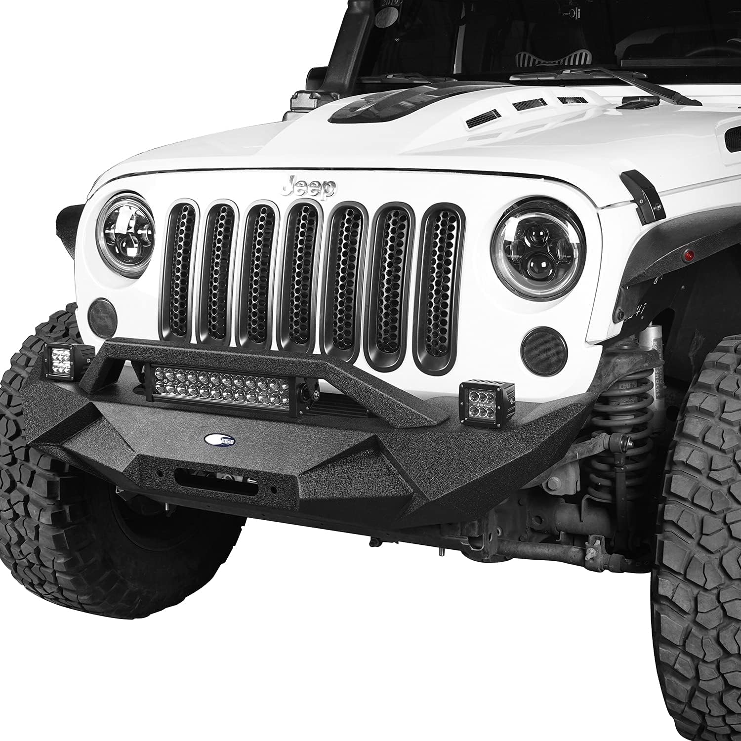 Steel Front and Rear Bumper with Tire Carrier O400