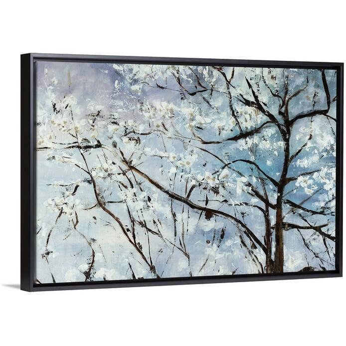 Black Float Frame Canvas Art U9935