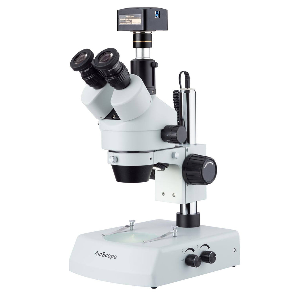 7X-90X LED Trinocular Zoom Stereo Microscope with 3MP USB3 Camera Z617