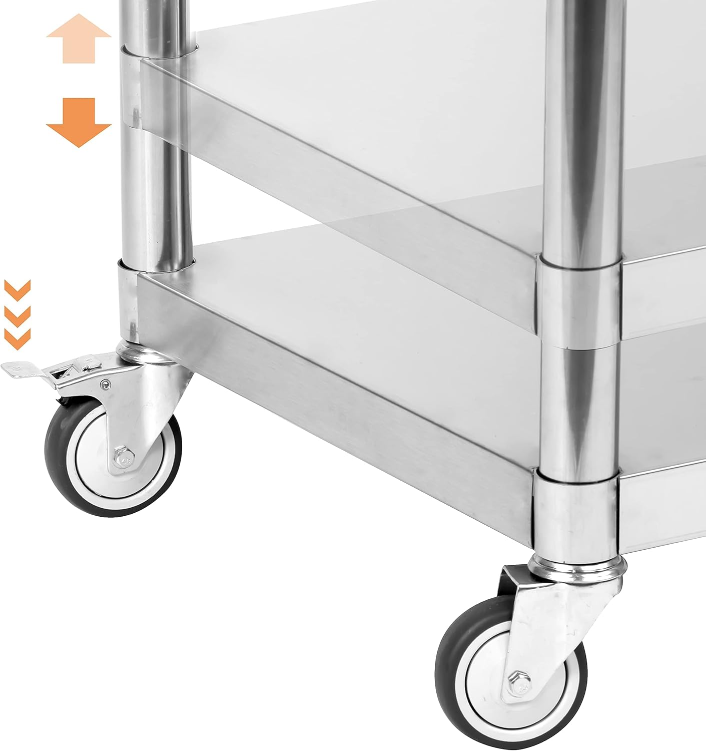 NSF Commercial Stainless Steel Work Table with Undershelf D6324