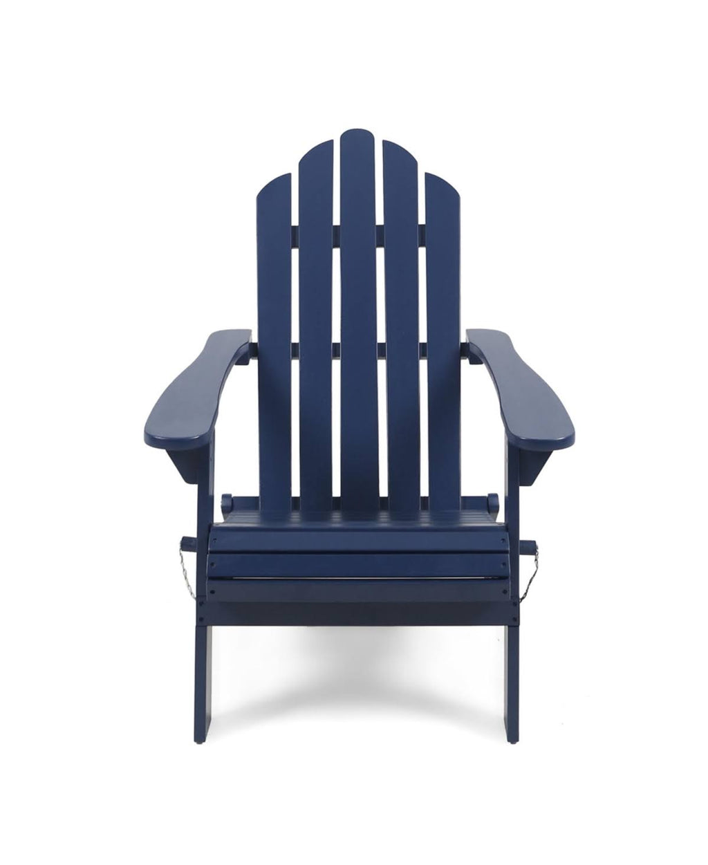 Blue Foldable Acacia Wood Adirondack Chair X22310