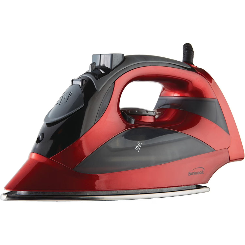 Red Steam Iron with Auto Shutoff S529056