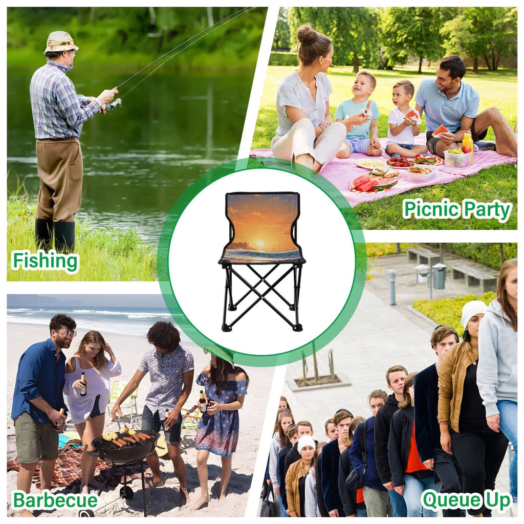 Portable Camping Chair with Carry Bag T74346