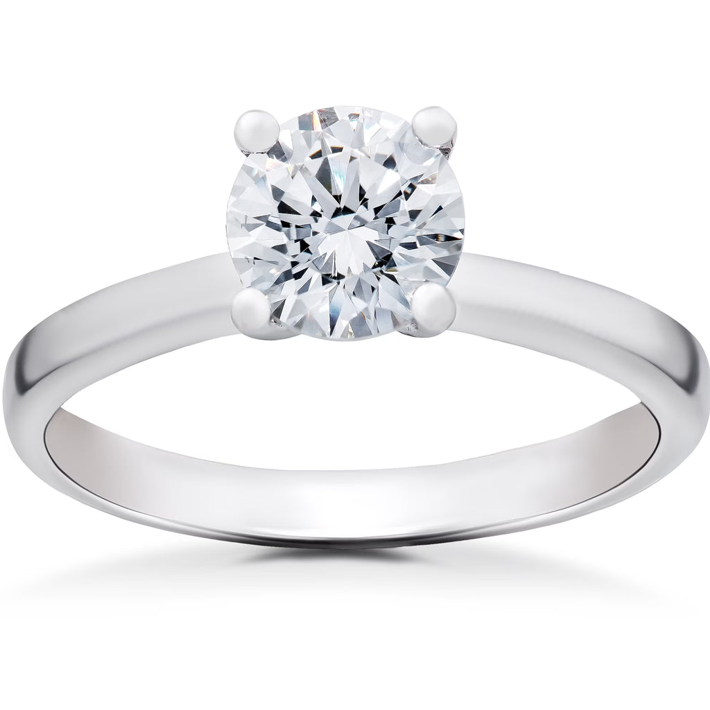 14k White Gold Engagement Ring P841
