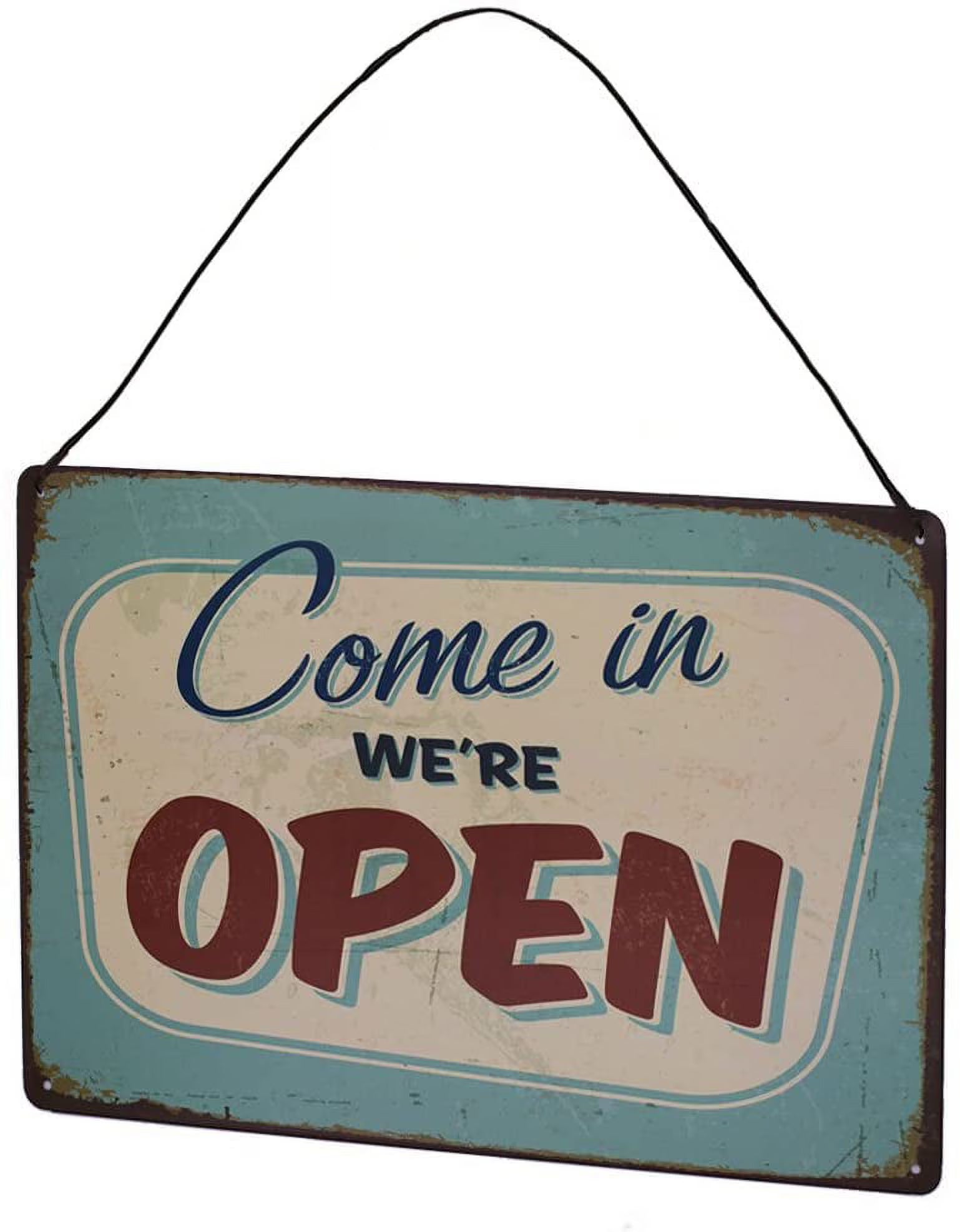 Vintage Metal Tin Sign Wall Decor E7008