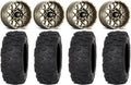 Bronze 14 Wheels 30 Tires 4x156 Bolt Pattern 12mmx1.25 Lug kit H8299