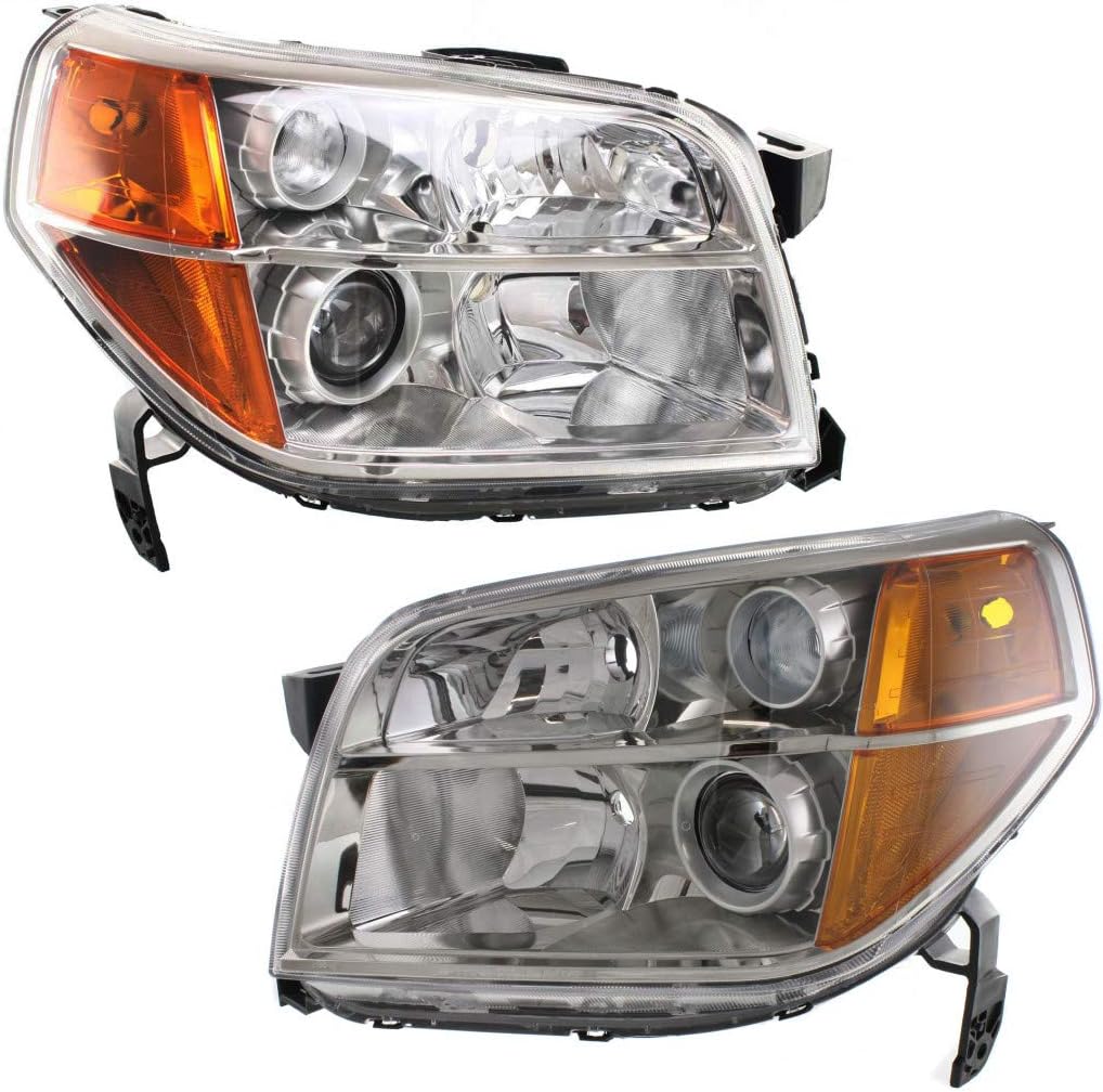 Pair Headlights Assembly Unit for Honda Pilot F760