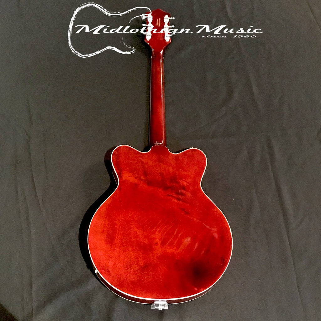 Walnut Stain Double Cutaway Electric Guitar F851