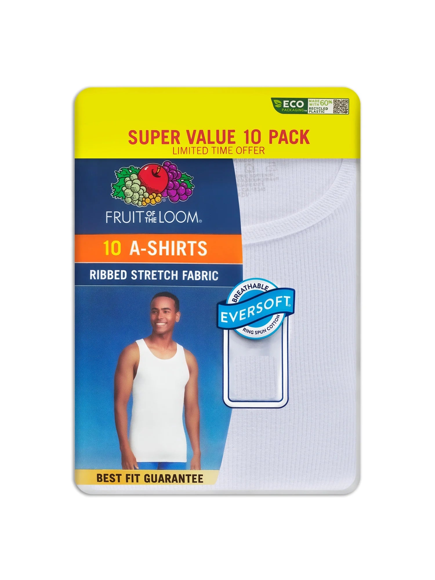White Tank A-Shirts 10 Pack A22781