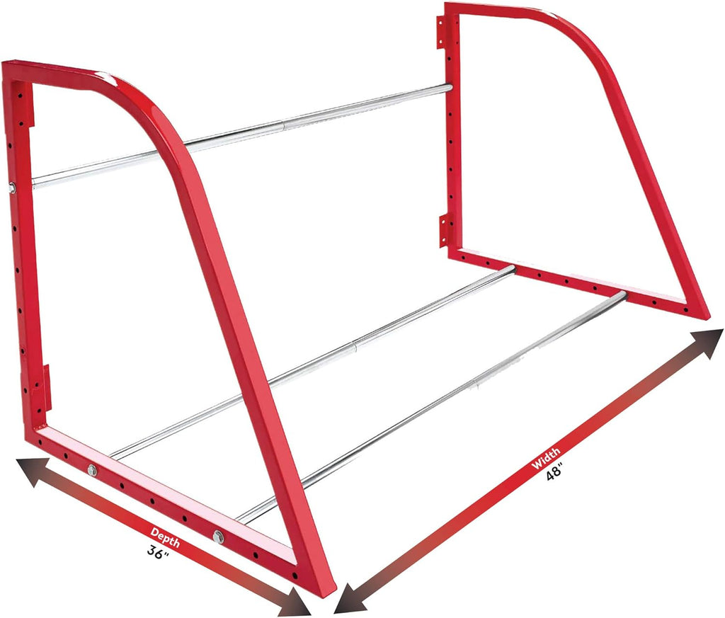 Red 48-Inch Tire Storage System C2891