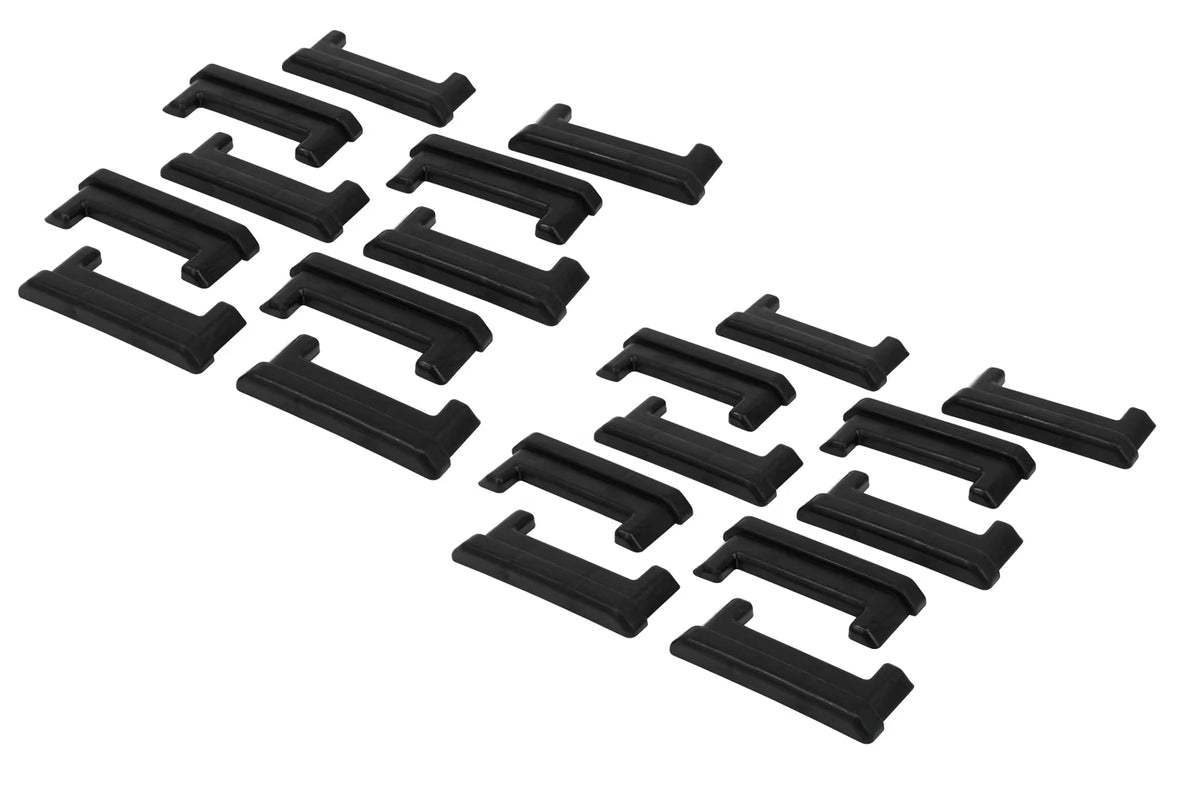 Black Plastic E-Track Rail End Caps (20 Pack) R634961
