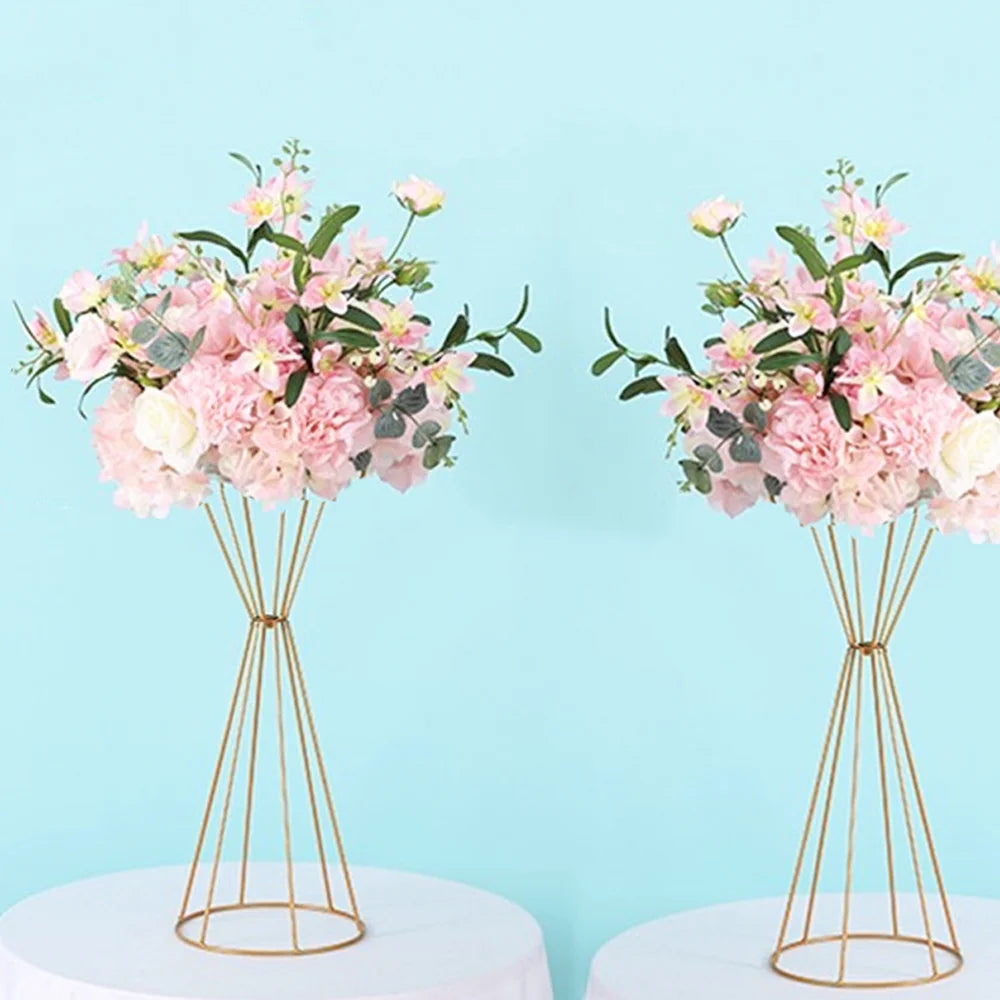 Gold Centerpiece Flower Stand 10 Pack E155680