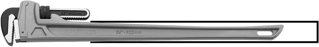 Aluminum Pipe Wrench 36-Inch Heavy Duty Straight Pipe Wrench Pack of 2 X49779