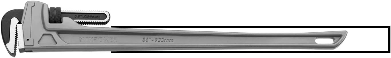Aluminum Pipe Wrench 36-Inch Heavy Duty Straight Pipe Wrench Pack of 2 X49779