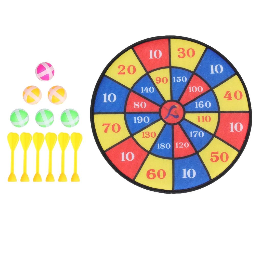 Flocking Dart Board with 4pcs Darts Dartboard Set N283