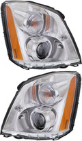 Headlight Assembly with HID Kit, Set of 2, Clear Lens C448