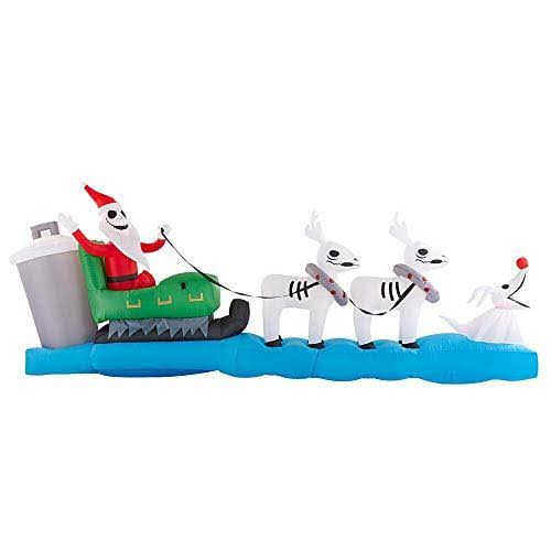 Colossal Airblown Inflatable Sleigh Scene L62245