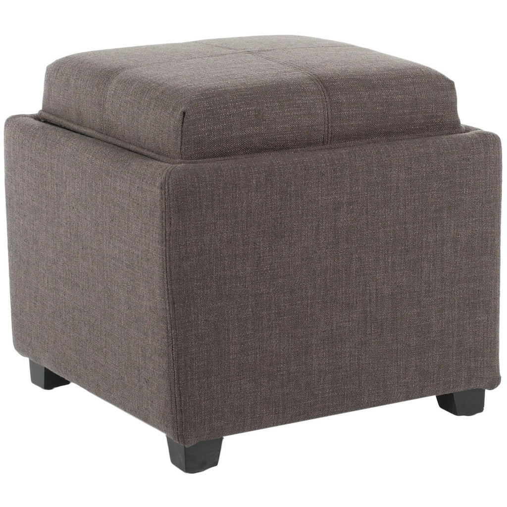 Charcoal Single Tray Ottoman I6064