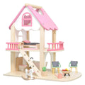 Miniature Castle Doll House with Doll Accessories Bedroom Educational Toys L909