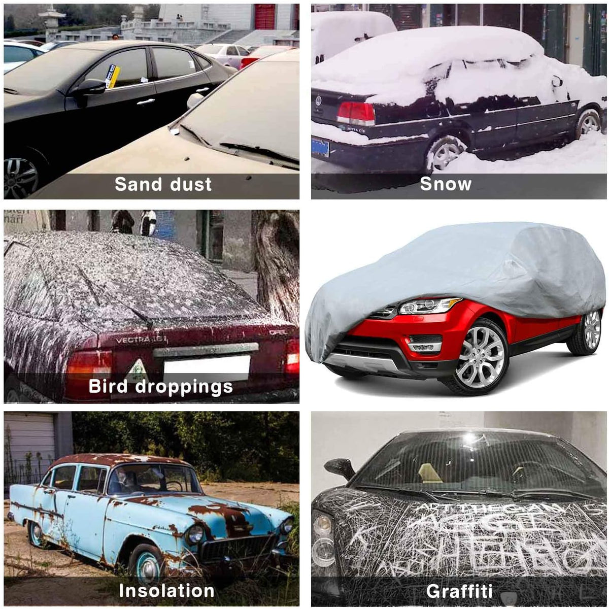 5 Layers Waterproof Breathable Truck Car Cover Q487460