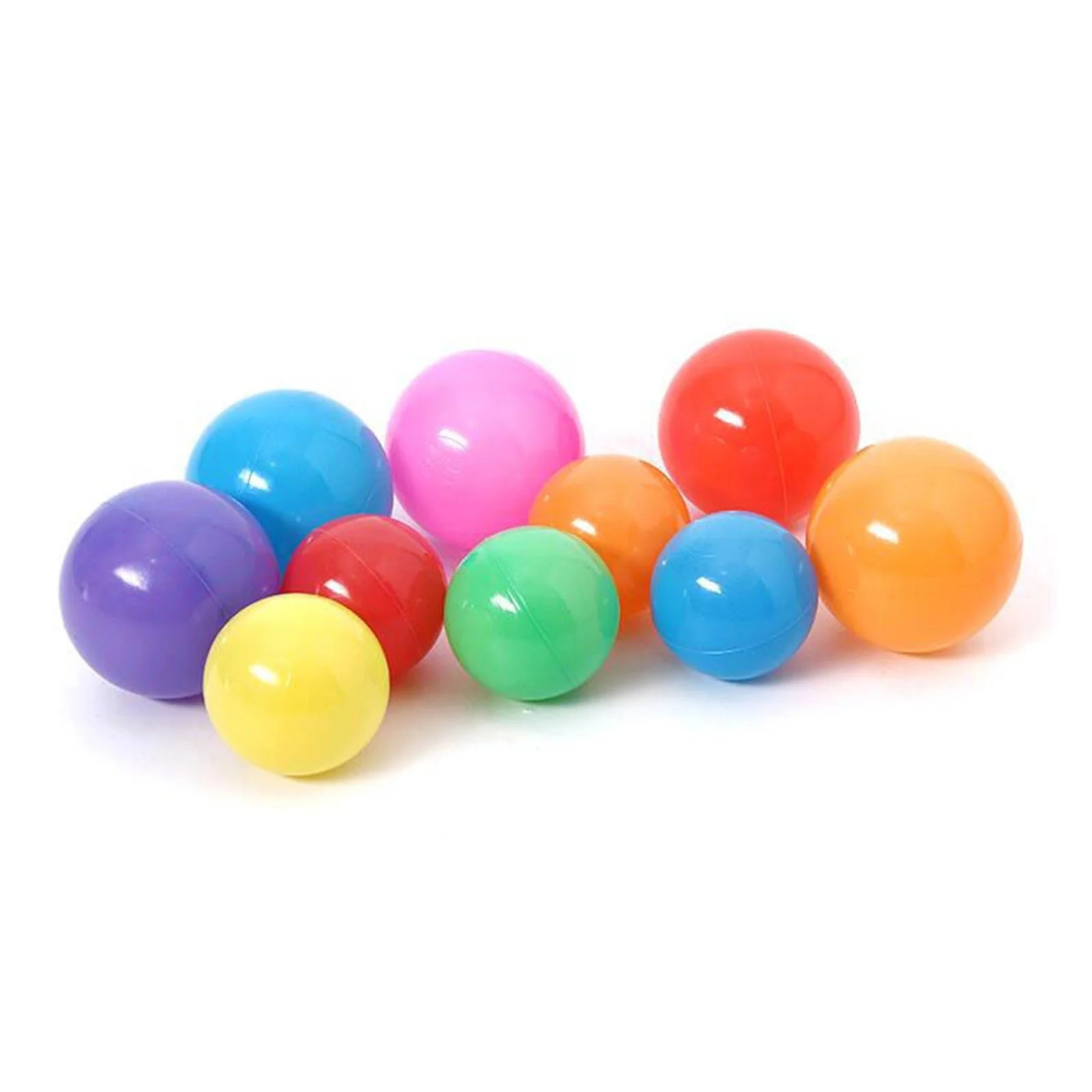 50PCS 5.5cm Colorful Soft Plastic Ocean Balls V5698