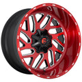 Fuel Offroad D691 Triton Candy Red Milled 8x170 -44mm W16756