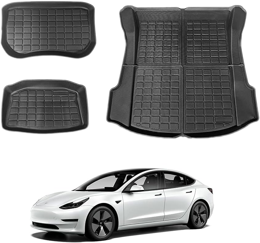 All Weather Cargo Liner Mat Trunk and Storage Mat Set of Three C406057