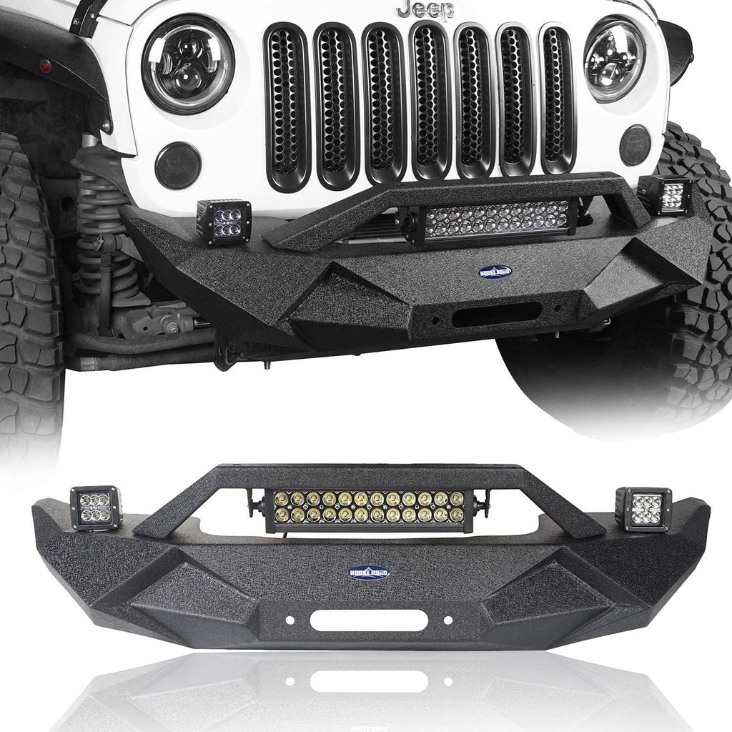Steel Front and Rear Bumper with Tire Carrier O400