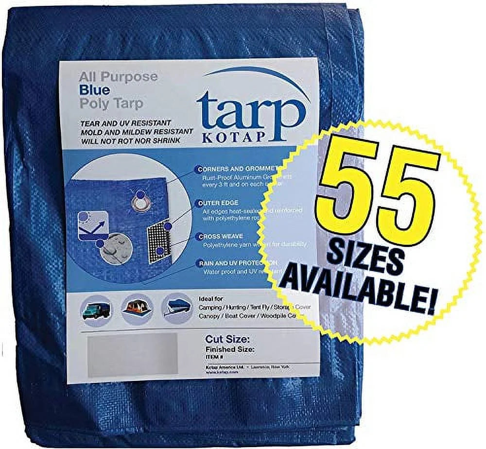Blue Poly Tarp X438933