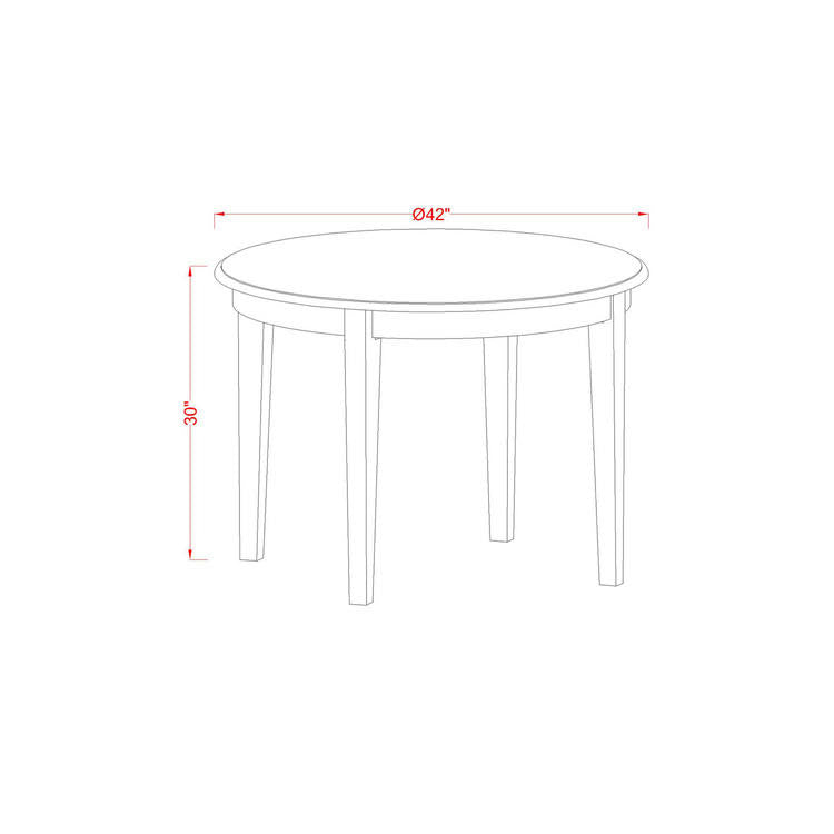 Linen White Dining Room Set P252