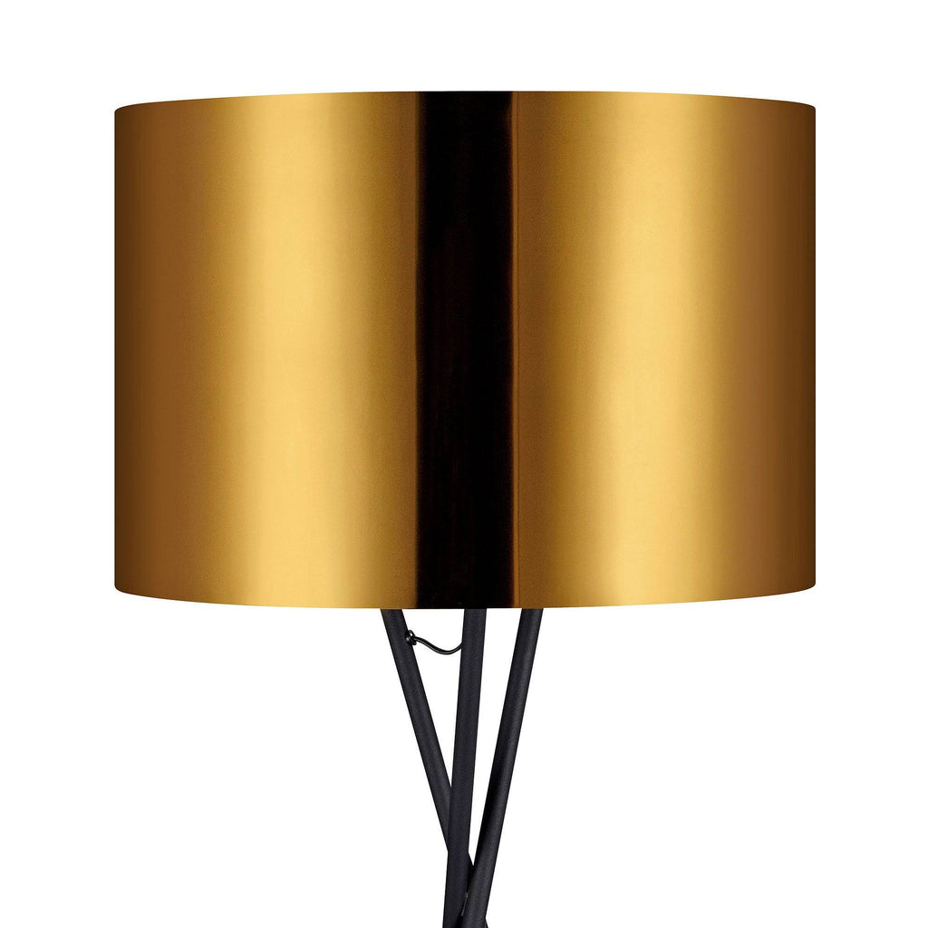 Gold Tripod Floor Lamp C85165