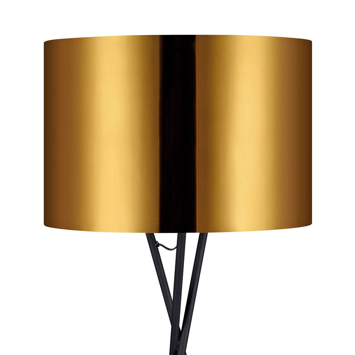 Gold Tripod Floor Lamp C85165