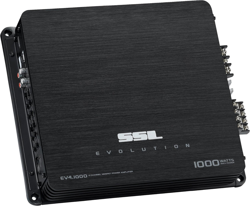 1000 Watt 4 Channel Car Amplifier with Remote Subwoofer Control W474