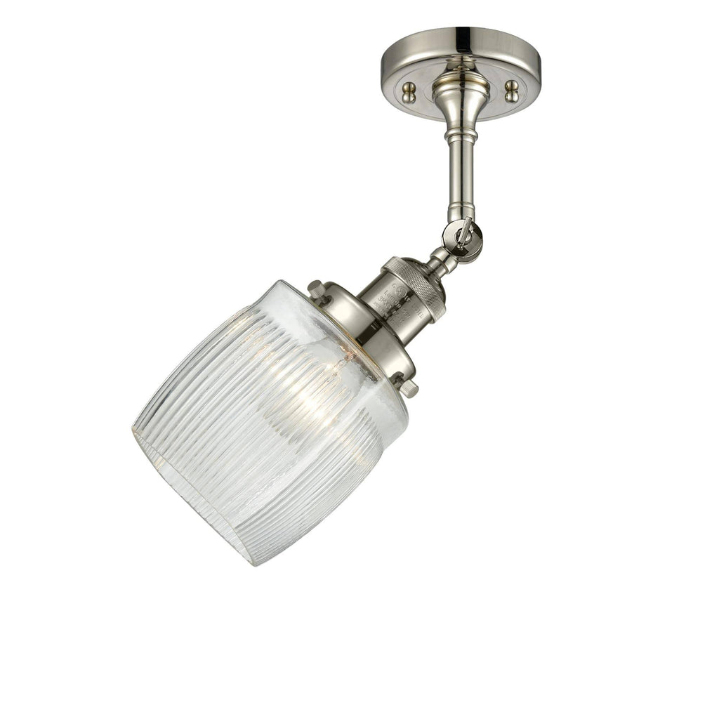 Nickel Semi Flush Mount Light K368