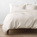 Ivory Twin Supima Cotton Sateen Duvet Cover C171474