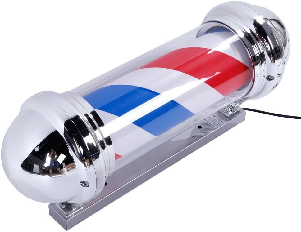 2 Packs 28'' LED Barber Pole Light, Red White Blue LED Strips B803861