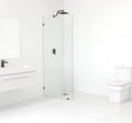 Frameless Fixed Glass Panel Oil Rubbed Bronze O64098