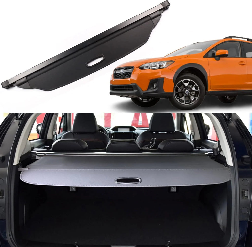 Retractable Cargo Cover for Subaru Crosstrek Impreza, Black Z54768