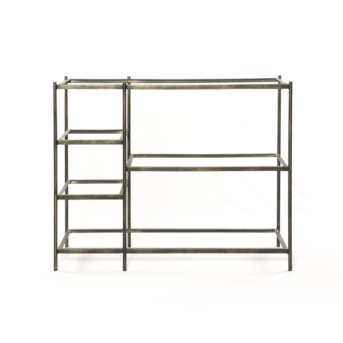 Hammered Grey Console Table Y978