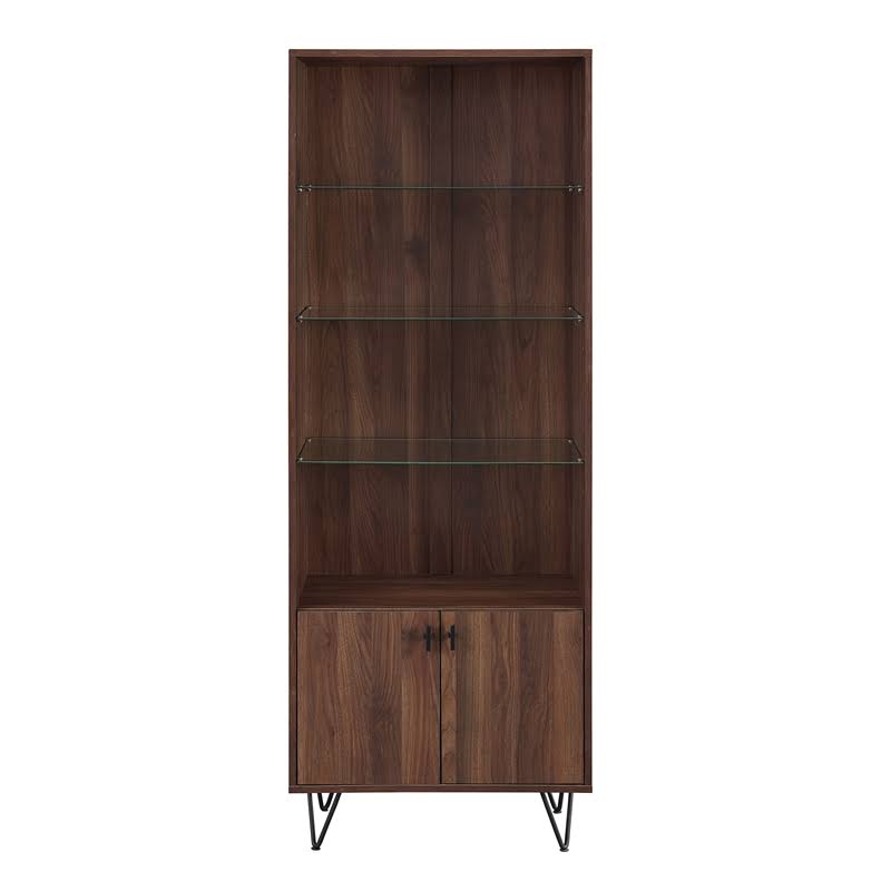 Tall Curio Cabinet in Dark Walnut G987087