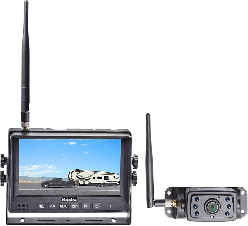 7'' 720P HD Wireless Rear View Camera System P5945