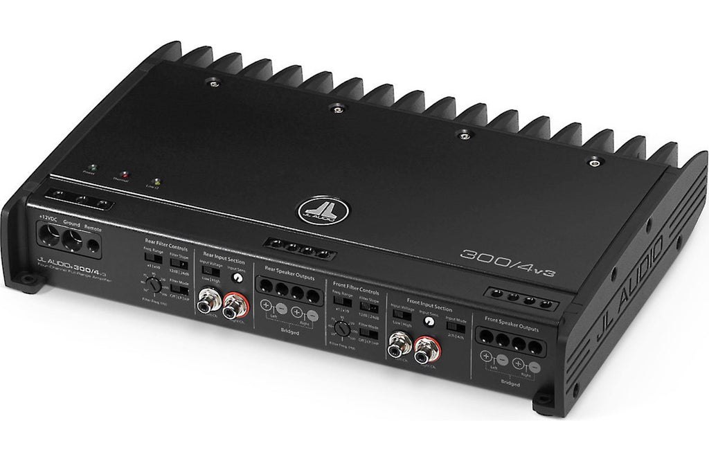 300/4v3 Class AB 4-Channel Car Amplifier W37088