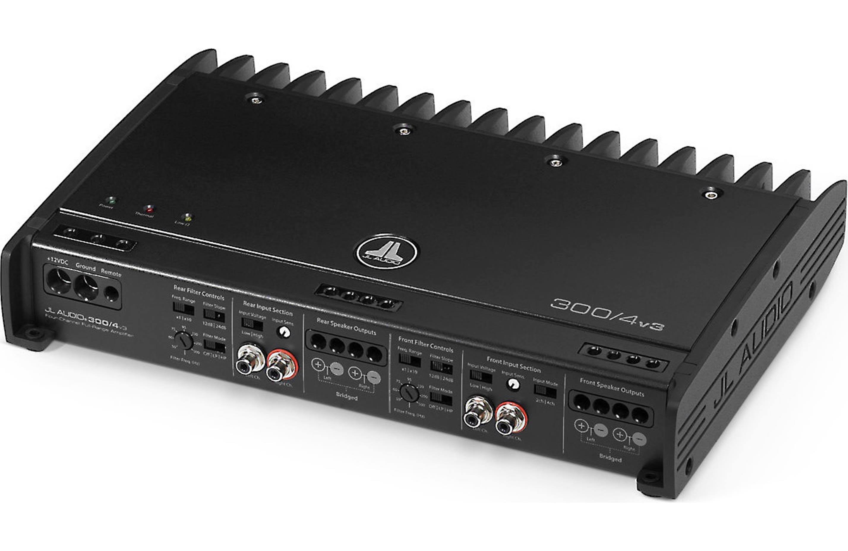 300/4v3 Class AB 4-Channel Car Amplifier W37088