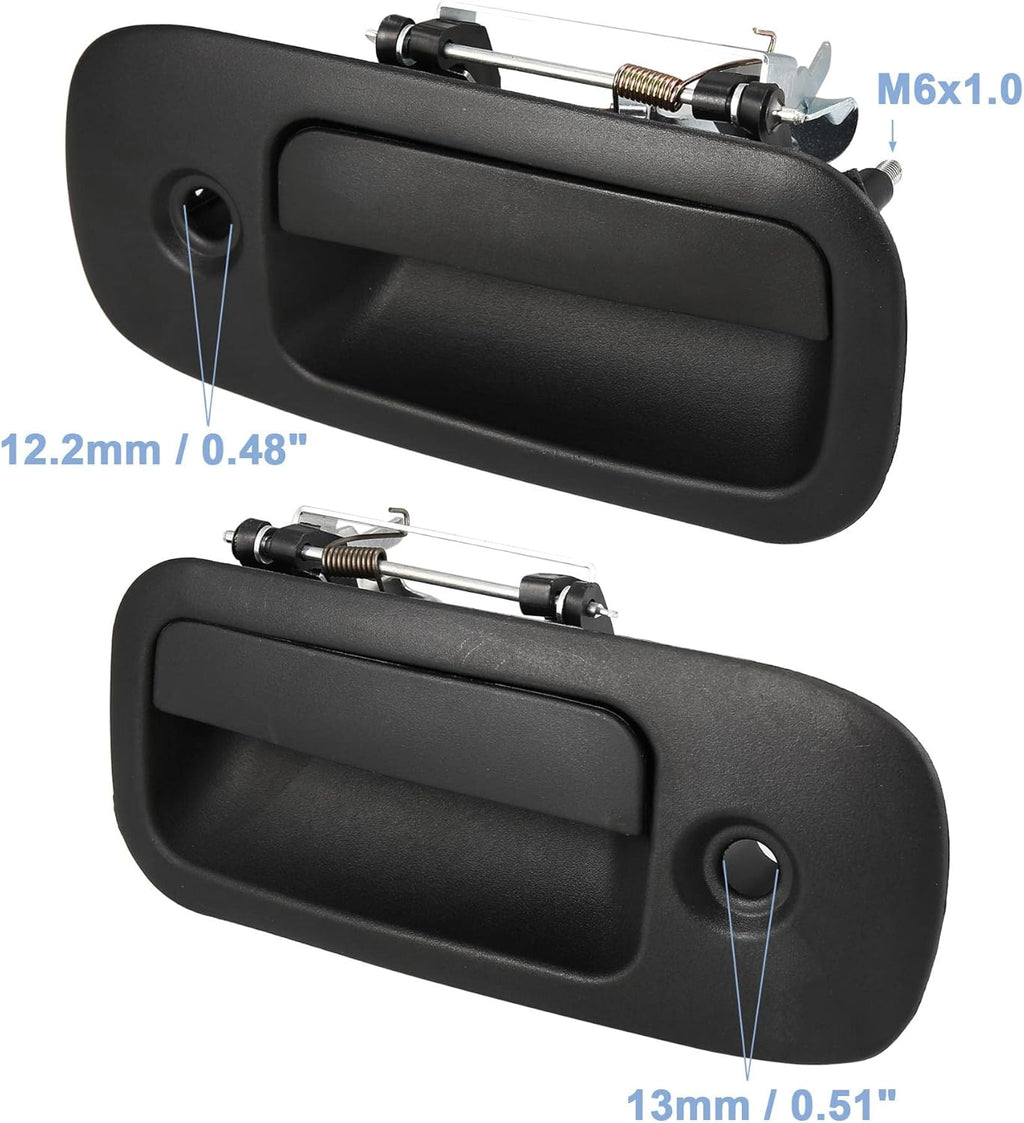 1 Pair Front Left Right Car Exterior Door Handle for GMC Savana 1500 2500 1996-2009 for Chevrolet Express 1500 2500 3500 1996-2009 Pack of 2 L245015