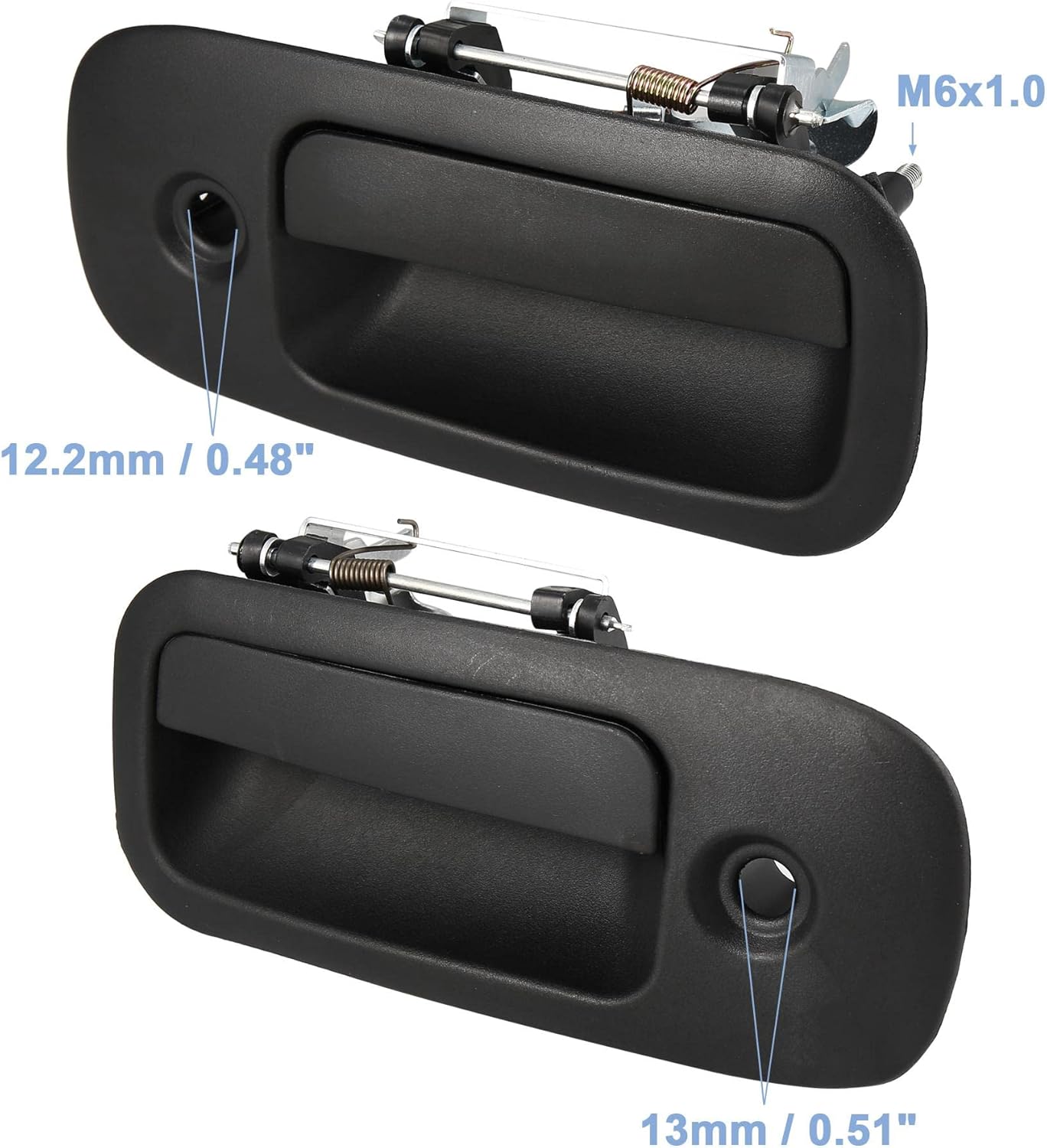 1 Pair Front Left Right Car Exterior Door Handle for GMC Savana 1500 2500 1996-2009 for Chevrolet Express 1500 2500 3500 1996-2009 Pack of 2 L245015